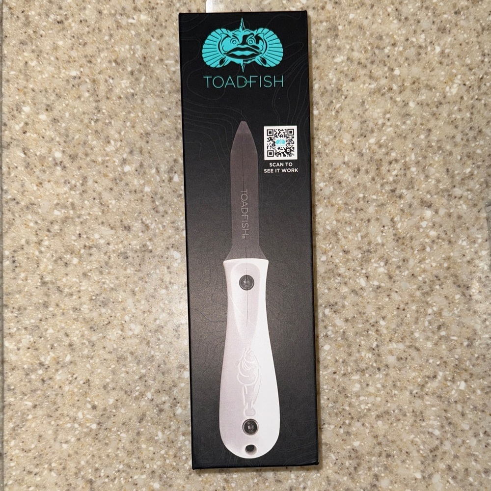 Toadfish White Oyster Knife